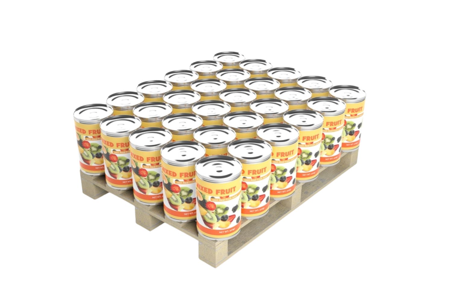 Palettierte Dosen